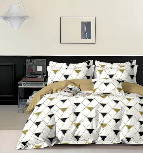 Hudson King Size Bed Sheet Set with 2 Pillow Covers by Florida
